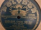 Disque 78 tours QUELQUE CHOS' ME DIT- Fox-trot du film 