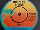 Burning Spear - Lion b/w Door Peep UK 7