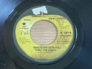 The Beatles John Lennon Promo Apple 45 record WHATEVER GETS YOU THRU THE NIGHT