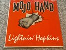 Lightnin' Hopkins; Mojo Hand; Fire FLP 104; OG Copy; MONO; Red Lbl; Frame cover