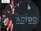 LP AC/DC - Live In Nashville 1978 180 Grammi Picture Disc Vinyl Limited Vinile