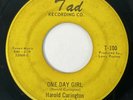 HAROLD CURINGTON One Day Girl / African Twist Tad Northern Soul 45 HEAR