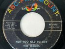TRENDS Not Too Old to Cry / If You Don't Dig The Blues ABC Northern Soul 45 HEAR