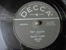 Patsy Cline Try Again / Today, Tomorrow And Forever 1957 Decca 30339 NM