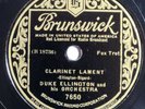 DUKE ELLINGTON on *Rare* Brunswick - Clarinet Lament / Echoes of Harlem, Jazz 78