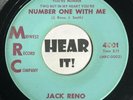 Twangy Rockabilly Teen Country 45 JACK RENO My Satisfaction MRC obscure  hear