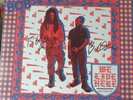 BOB VYLAN WE LIVE HERE  black VINYL ALBUM LP hand signed new
