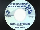 Teen Song Poem 45 - Rodd Keith - Cancel All My Dreams - Preview - VG+ mp3