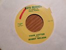KAYO 45 RECORD/ BOBBY NELSON/BLUES STAY AWAY FROM ME/YOUR LETTER/ VG+ WISCONSIN