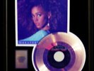 WHITNEY HOUSTON GREATEST LOVE 45 RPM GOLD METALIZED RECORD RARE NON RIAA  AWARD