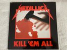 Metallica Kill em all MFN7 1983 United Kingdom Vinyl LP Record 