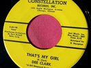 DEE CLARK - That's My Girl / It's Raining - super clean 45 rpm Constellation 113