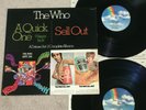 VINTAGE ORIGINAL THE WHO 2 LP RECORD SELL OUT / A QUICK ONE MCA NEAR MINT ROCK