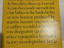 Section 25 - Always Now 45 fact  1981 Vinyl LP LP