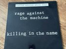 Rage Against The Machine Killing In The Name 12inch Single Limited Edition Vinyl
