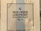 New Order - Ceremony (Fully Signed, Including Peter Hook) 12” Vinyl Single