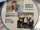 Simple Minds HOMETOWN Glasgow Barrowland 28-7-1984 Collectors Vinyl Picture Disc