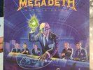 Megadeth Rust In Peace LP Capitol 91935 Original 1990 1st Europe RARE Metal VG+