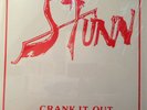 STUNN '' Crank It Out'' USA 1983 LP PRIVATE HEAVY METAL SEALED  MINT