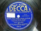 Cliff Edwards - DECCA 3000 - When You Wish Upon a Star & I've Got No Strings