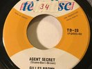 GARAGE PUNK Gilles Brown SECRET AGENT MAN 45 rare KILLER French version dancer