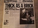 JETHRO TULL THICK AS A BRICK RARE SLEEVE COVER NEWSPAPER  rare LP France CHR1003