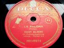 1467/ HANS ALBERS-La Paloma-Große Freiheit Nr. 7-Sag´ wie heißt -78rpm Schellack
