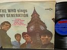 THE WHO Sings My Generation 1967 DECCA Brazil MONO Promo DEEP GROOVE LP VG+ Wax