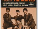 RARE Beatles Four By The Beatles 45 RPM Capitol EAP 1-2121 1964 (Picture Sleeve)