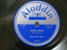 THE FIVE KEYS  - R&B 78rpm ALADDIN #3131 - HOW LONG / MISTAKES - E / E