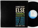 Cannonball Adderley - Somethin' Else LP - BLP 1595 RVG STEREO NY USA VG+