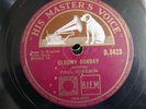78 rpm PAUL ROBESON honey / gloomy sunday