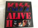 KISS ALIVE II CASABLANCA 1977 PRESSING TATOOS, INSERT EVOLUTION OF KISS VG+/EX