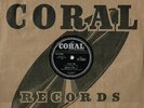 BUDDY HOLLY Rave On Vinyl Record Single Shellac 78rpm Coral 1958 Pop Rock & Roll