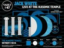 Jack White Live at the Masonic Temple 4 LP Third Man Records Vault #47 Vinyl TMR