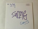 ** Vinyl record and  cd , Swing, members of New Order, E P  single, signed, mint