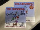 The Offspring Christmas Baby Please Come Home Signed Etched 7” Red Vinyl 300 OOP