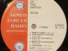 FOR TONI Flick Of The Switch 1983 US PROMO Armed Forces Radio LP