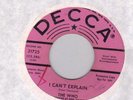 THE WHO on DECCA promo 45rpm: I can't explain