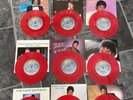 MICHAEL JACKSON 9 SINGLES PACK 7” Red Vinyl In Clear Wallet 1983 UK MJ1