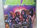 Overkill - Taking Over VG / EX 1987 US PROMO Pressing Megaforce 81735