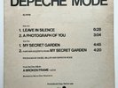 DEPECHE MODE Leave in Silence / My Secret Garden US Vintage 80s PROMO 12” 45 VG