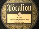 HEAR  JIM JACKSON VOCALION He's In The Jailhouse Now/ Old Dog Blues