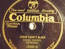 Leake County Revelers - Leake County Blues/Lonesome Blues - Columbia 15520-D