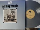 War - All Day Music on silver colored vinyl from box set with poster...EXCELLENT