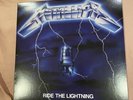 Metallica Vinyl Record. Ride the Lightning. BLCKND004R1 NM Condition