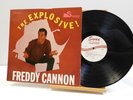 Freddy Cannon autograph LP The Explosive on Swan