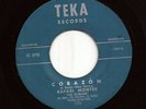 RARE Latin Exotica Jazz Soul 45 RAFAEL MONTEZ & LOS RITMICOS Corazon TEKA Hear