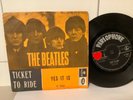 Beatles 45 ,,,, Ticket to ride / Yes it is )))) Norway 7 single