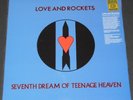 LOVE AND ROCKETS seventh dream USA LP new BLUE VINYL limited #1364/1500 bauhaus